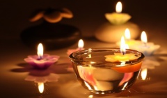 male massage  candles